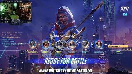 LETSGOCHAMP is BACK! and he is not a MEME! TimTheTatMan (Overwatch)