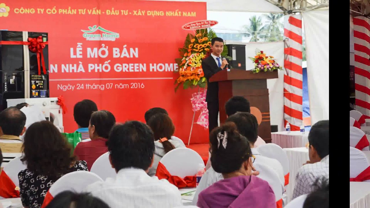 Cho thuê nhà bạt tổ chức Lễ mở bán dự án nhà phố Green Home Thủ Đức