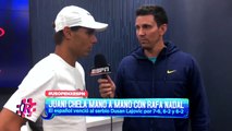 Rafael Nadal Interview with Juan Ignacio Chela for ESPN (ARG), NYC, 29 Aug 2017