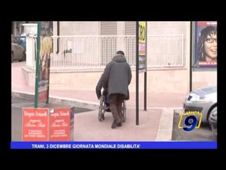 Trani, 3 dicembre giornata mondiale disabilità