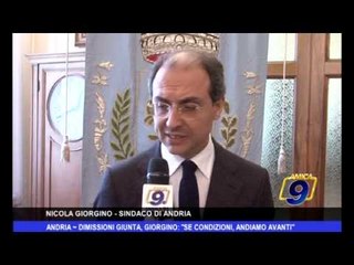 Andria | Dimissioni Giunta, Giorgino: "Se condizioni, andiamo avanti"