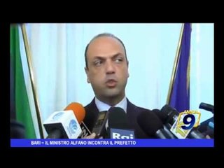 Bari | Ministro Alfano incontra il Prefetto
