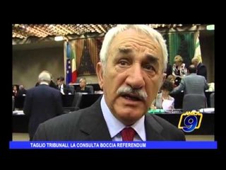 Taglio Tribunali, la Consulta blocca referendum