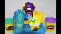 Play-Doh Monsters University Scare Chair Barber Shop Hair Pixar Monsters inc