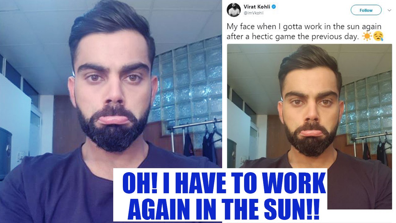 India vs Sri Lanka T-20I: Virat Kohli posts stressed picture after ODI series win | Oneindia News
