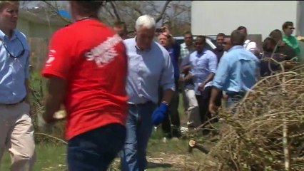 Tempête Harvey : Mike Pence en visite au Texas