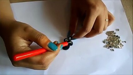 Bricolaje Pendientes joyería papel encañonado Jhumks