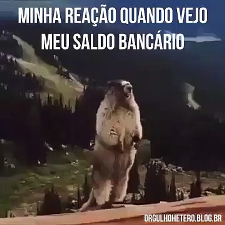 Minha reação quando vejo meu saldo bancário!
