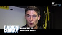 Provence Rugby / Valence-Romans : la réaction de Fabien Cibray