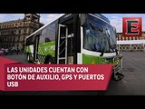 Estrena la CDMX 74 autobuses del transporte público