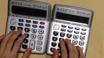 Despacito jouée sur 2 calculatrice chinoise à musique !