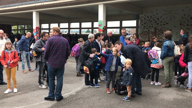 Rentrée des classes à Falaise