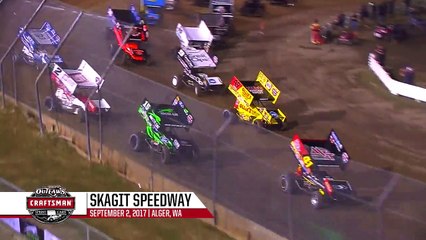 World of Outlaws Craftsman Sprint Cars Skagit Speedway September 2, 2017 | HIGHLIGHTS