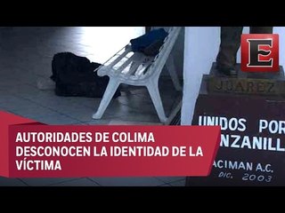 Colocan cabeza humana en sede de presidencia municipal de Manzanillo