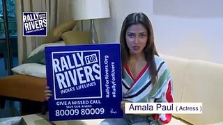 Amala Paul supporting Rally For Rivers || SuperMirchi