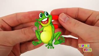 Enfants les couleurs pour enfants Jardin denfants Apprendre jouer chansons jouets Doh alphabet surprise |