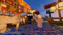 NEW PopularMMOs Pat And Jen Minecraft Devil Transforms Into DanTDM To Married Jen (Part 2)