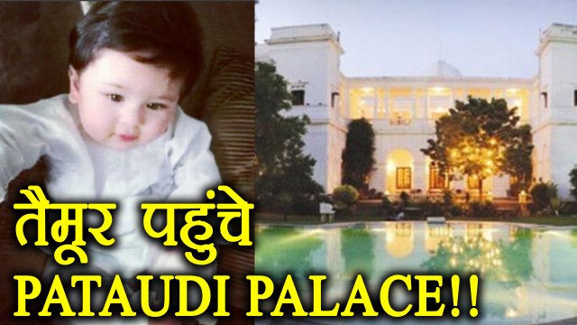 Taimur Ali Khan VISITS PATAUDI HOUSE with Sharmila Tagore | FilmiBeat
