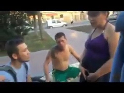 ДА УКРАИНЦЫ САМИ СЕБЯ СТРЕЛЯЮТ, А ВИНОВАТЫ РФ ! , - переселенцы с Донецка в Хмельницком рознервировали активистов...