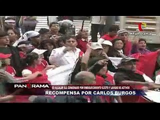 Ex alcalde de SJL condenado por lavado de activos: Recompensa por Carlos Burgos