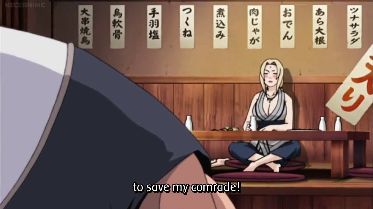 Tsunade Challenges the Raikage to an Arm Wrestling Match [HD