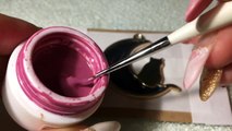 レジン 奥ゆきのある 夜桜の描き方 Resin How to paint cherry blossom at night