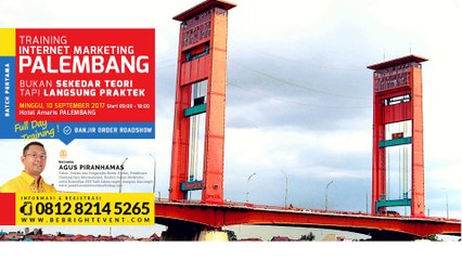 FULL DAY TRAINING INTERNET MARKETING PALEMBANG, SUMATERA SELATAN