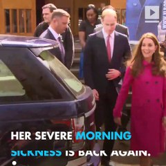 Square: Kate Middleton suffers from severe morning sickness again