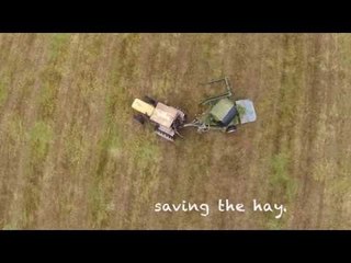 Man Saves the Hay in County Clare, Ireland