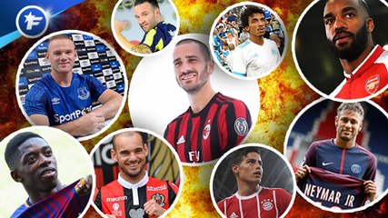 Les plus beaux transferts de l'été 2017 !
