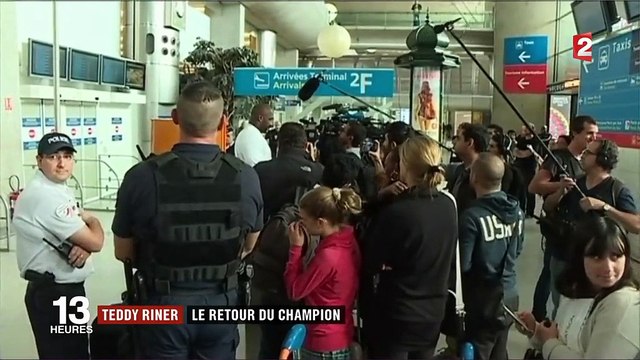 Judo : retour en France sous les acclamations pour Teddy Riner