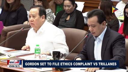 Gordon set to file ethics complaint vs Trillanes