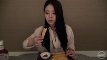 [asmr 한국어] 바삭바삭 마트 새우튀김 이팅사운드❤️