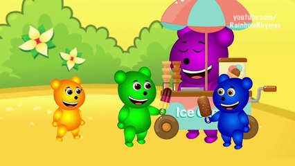 Mega Gummy Bear Razor Cut Blood Bleeding Cry Funny Cartoon Finger Family Nursery Rhymes