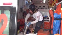 Boğulma Tehlikesi Atlatan Çocuğu Hastaneye Götüren Otomobil Devrildi: 2 Yaralı