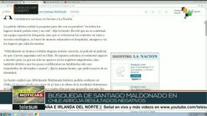Infructuosa la búsqueda del activista Santiago Maldonado en Chile