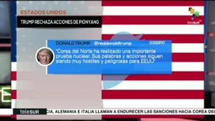 Califica Donald Trump a Norcorea como un Estado canalla