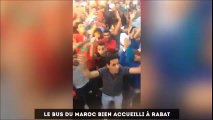 La détente des joueurs anglais, le bus de l'équipe du Maroc très bien accueilli à Rabat