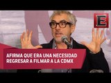 Alfonso Cuarón agradece a capitalinos tras concluir filmación de “Roma”