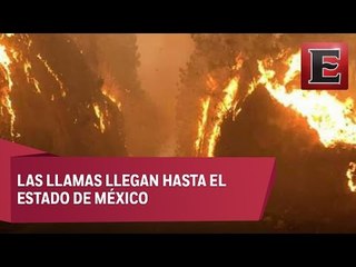 Incendio forestal en Cuernavaca, Morelos