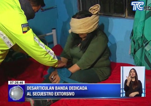 Desarticulan banda dedicada al secuestro extorsivo