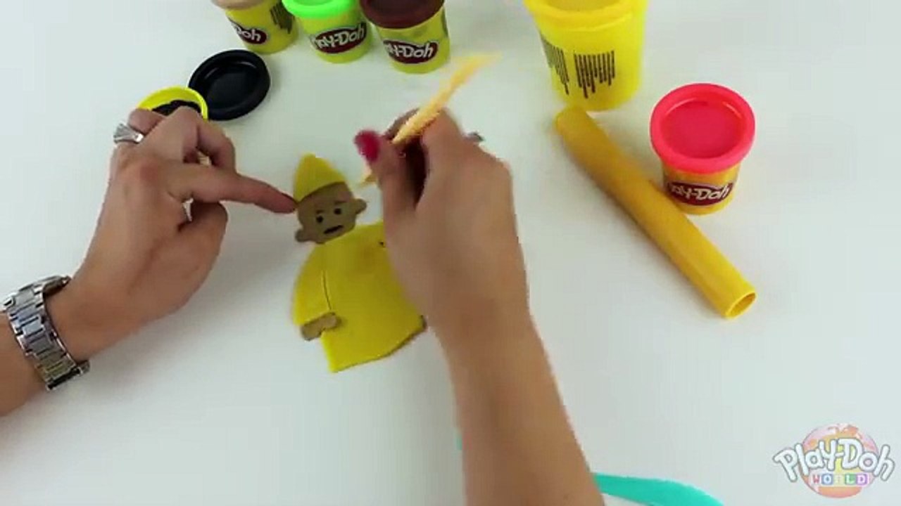 ♥ Play Doh Bumba the Clown and Kiwi Plasticine Bumba - Kiwi Playdough Toy for Children