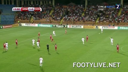 Thomas Delaney Goal HD - Armenia 1-1 Denmark 04.09.2017 HD