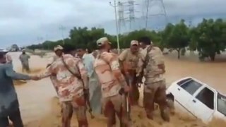 Flood Live Video In Karachi 2017