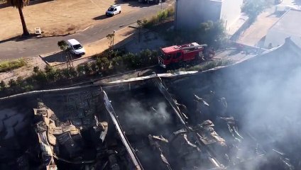 Incendie à Corbara : le magasin Gifi dévasté