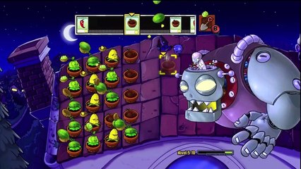 Plants vs Zombies - Escena final del juego