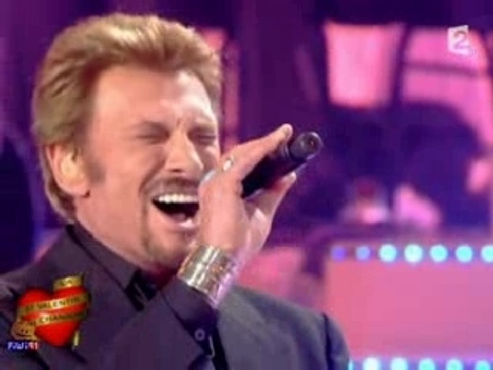 Johnny & Chimène Badi  Derrière L'amour
