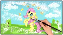 Livre coloration flutter pour enfants petit mon poney jouet vidéo Pages mlp art |