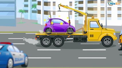 Download Video: Le Camion curieux et Les camions dessin animé - 40 MIN Compil | Dessins animés en francais