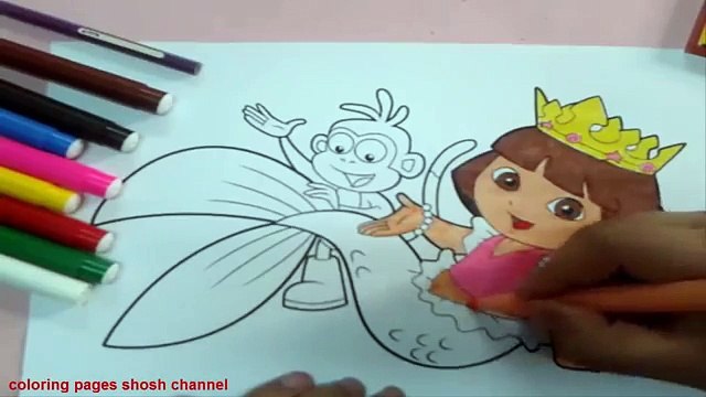 Цвет раскраска раскраска Дора для как я я я и в Дети Дети ... страницы скорость Кому в Это